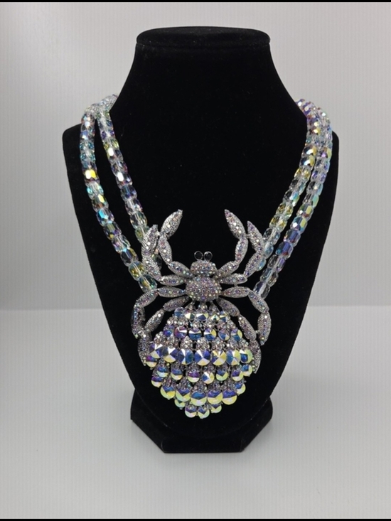 Natasha Couture Jewelry - 👉✨️ Natasha Couture Iridescent Crystal Spider Necklace